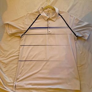 Mens Adidas Golf Pure Motion XL Polyester blend White/Blue/Black